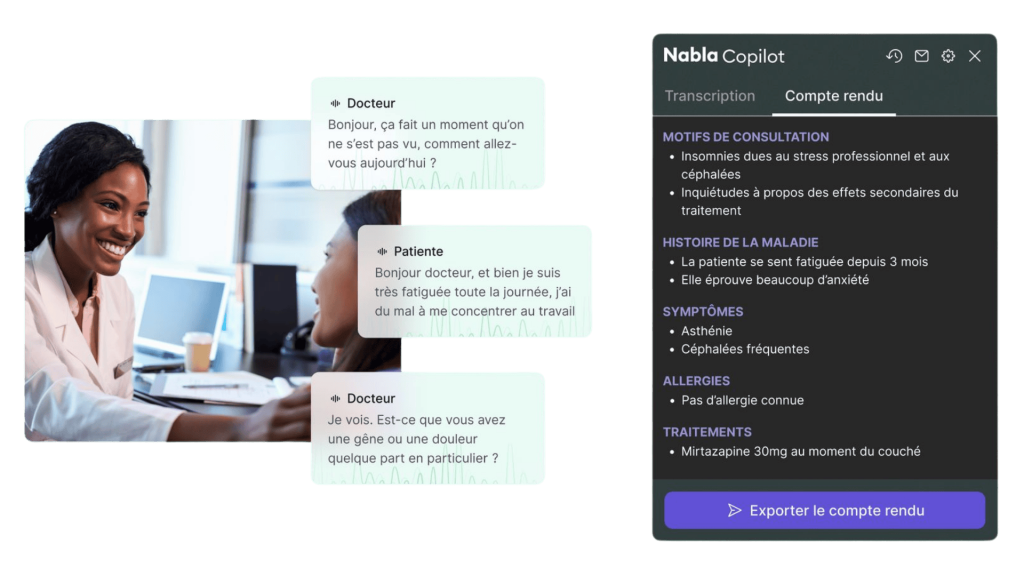 image montrant le fonctionnement de nabla assistant vocal